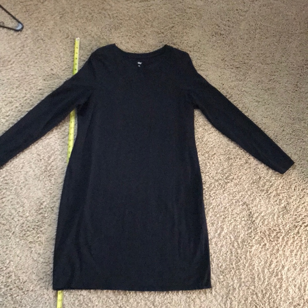 Black jersey dress